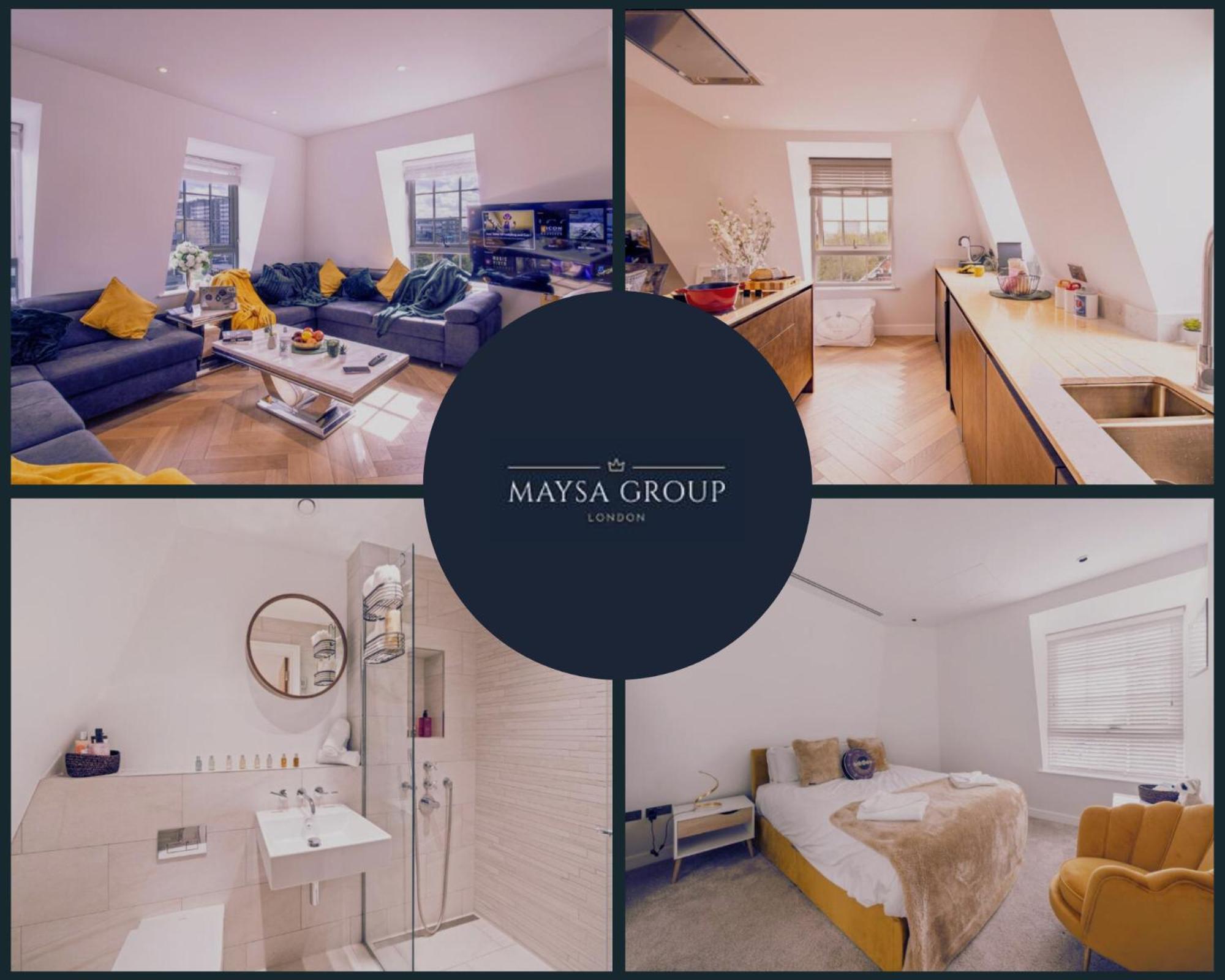 Elegant 3-Bedroom Penthouse In Marble Arch 70 London Exterior foto